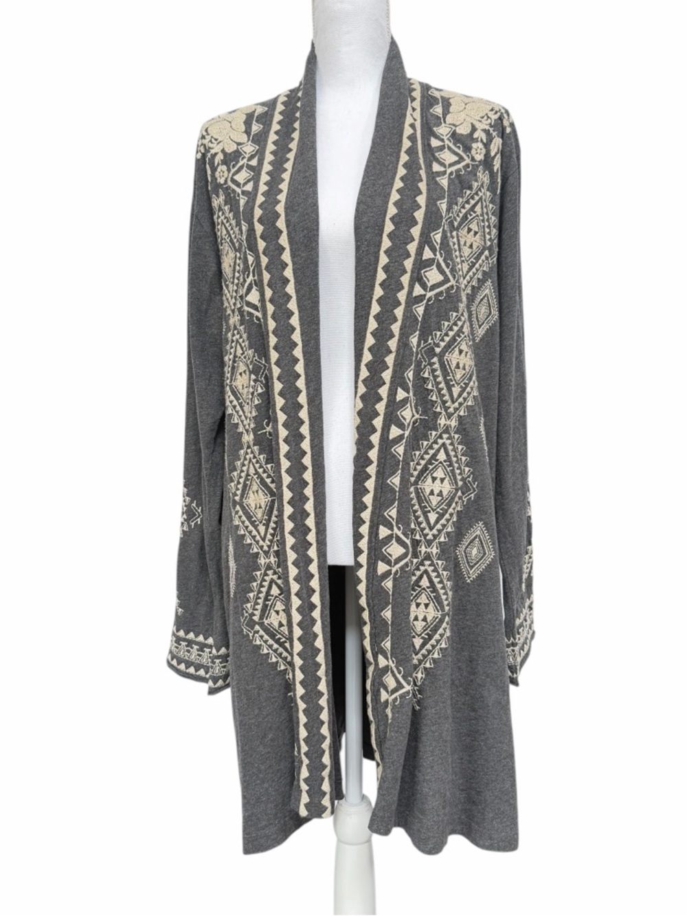 JOHNNY WAS | Tulia Embroidered Duster Cardigan - Picture 2 of 6